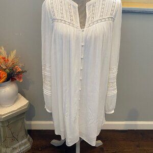 NWT Z Supply Viscose White Mini Dress/Tunic XS